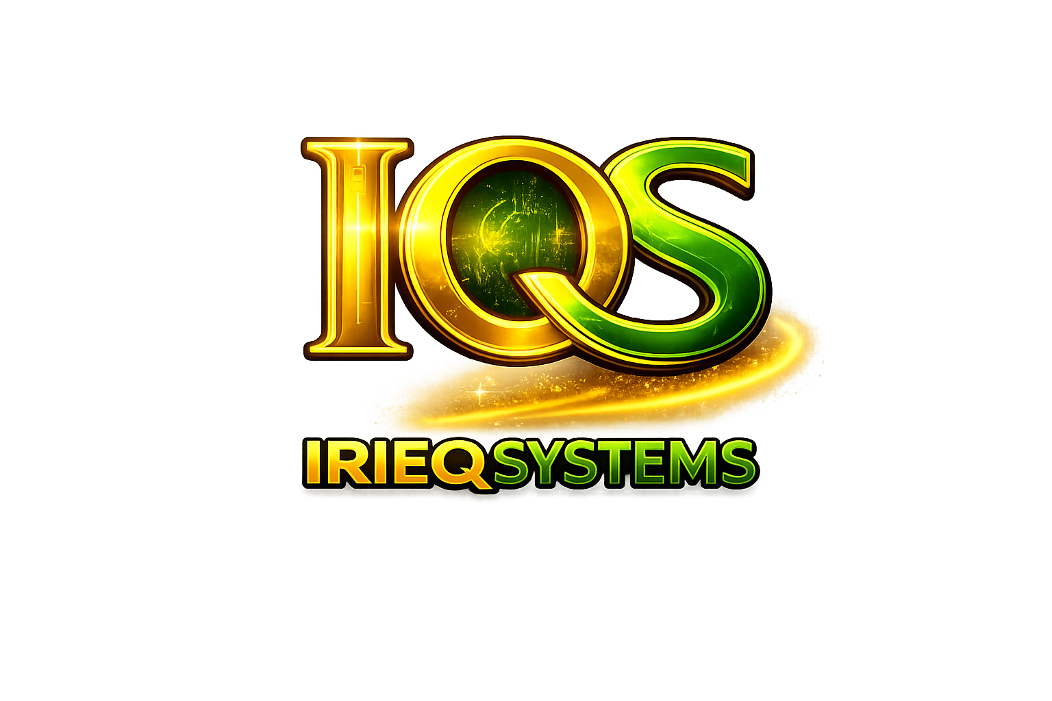 IRIEQ Systems gold and green IQS logo
